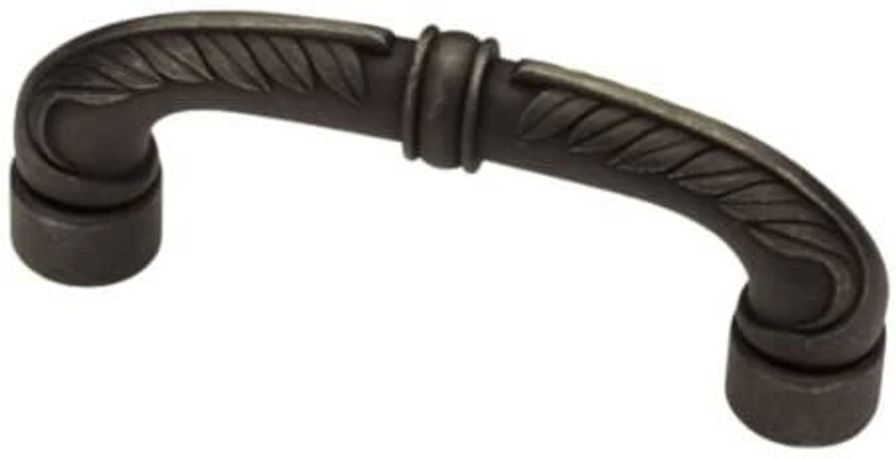 Liberty 3" Rustique Laurel Pull Distressed Oil Rubbed Bronze 1 Liberty 3" Rustique Laurel Pull Distressed Oil Rubbed Bronze