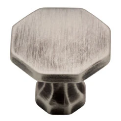 Liberty 1-3/16" North Hampton Octagon Knob Heirloom Silver