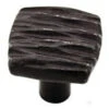 Liberty 1-1/8" HomeGrown Tree Bark Knob Black Iron