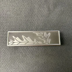 Liberty 3" Engraved Oak Leaf Pull Brushed Satin Pewter