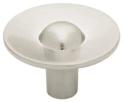 Liberty 1-3/8" Asian Hub Knob Satin Nickel