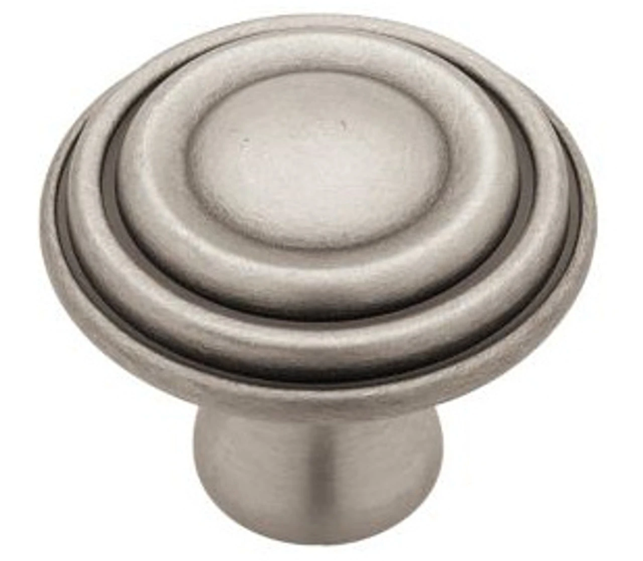 Liberty 1-1/2" Betsy Fields Ringed Knob Brushed Satin Pewter 1 Liberty 1-1/2" Betsy Fields Ringed Knob Brushed Satin Pewter