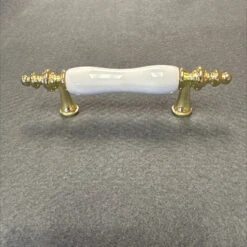 Liberty 3" Flare Foot Pull Brass With White Ceramic Insert