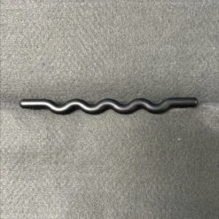 5" Fusilli Pull Blat Black