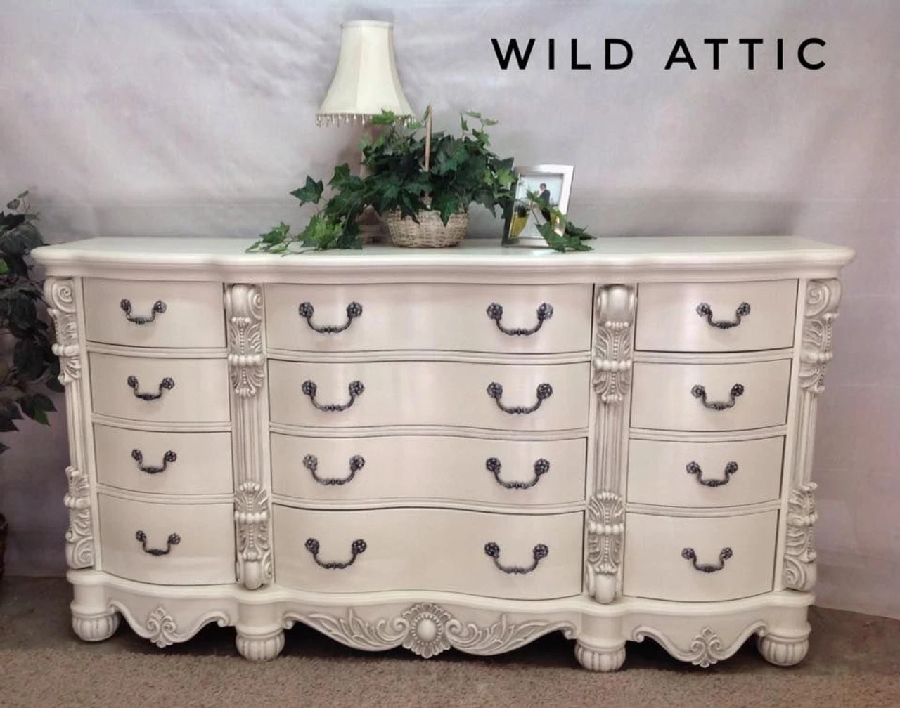 3-1/2" Baroque Bail Pull Satin Pewter 9 3-1/2" Baroque Bail Pull Satin Pewter - Image 9