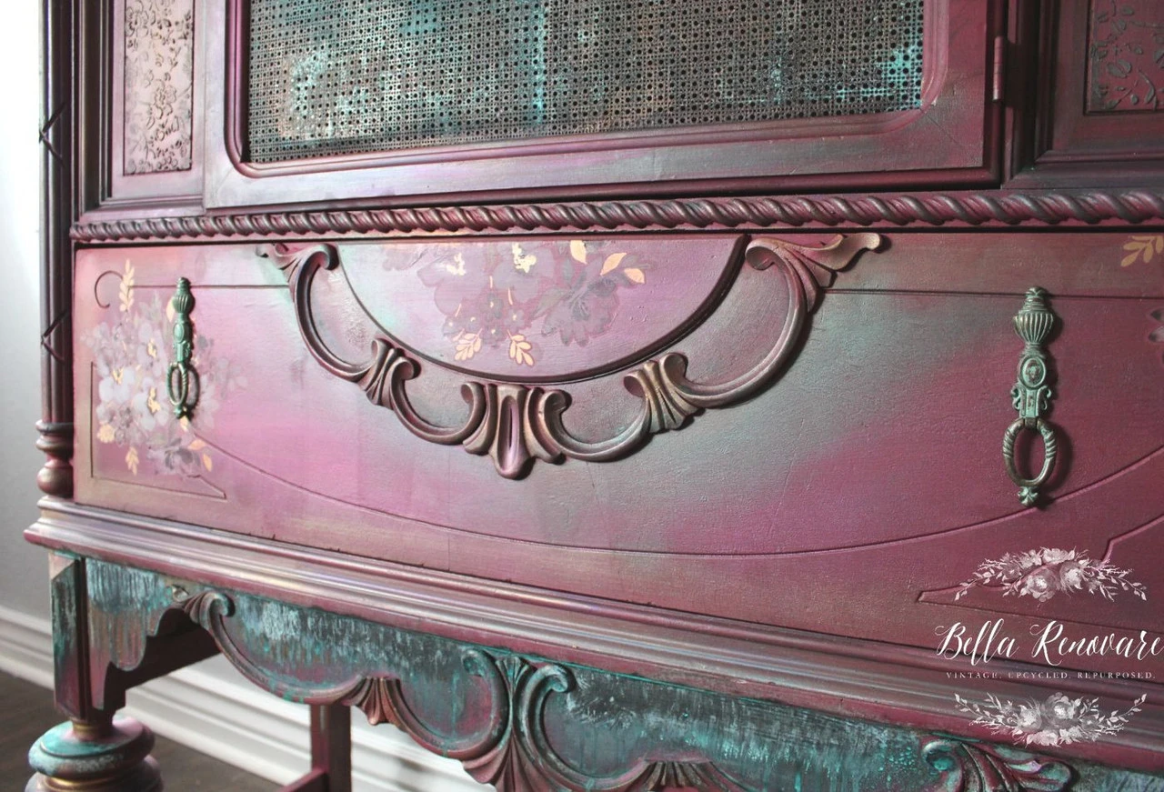 4-1/2" Single Mount Crowned Ring Pull Antique Verdigris 6 4-1/2" Single Mount Crowned Ring Pull Antique Verdigris - Image 6