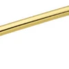 Liberty 4" Wire Pull Polished Solid Brass
