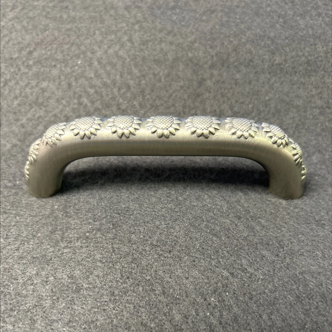 Liberty AS-IS 3-3/4" Mini Sunflower Pull Brushed Satin Pewter 2 Liberty AS-IS 3-3/4" Mini Sunflower Pull Brushed Satin Pewter - Image 2