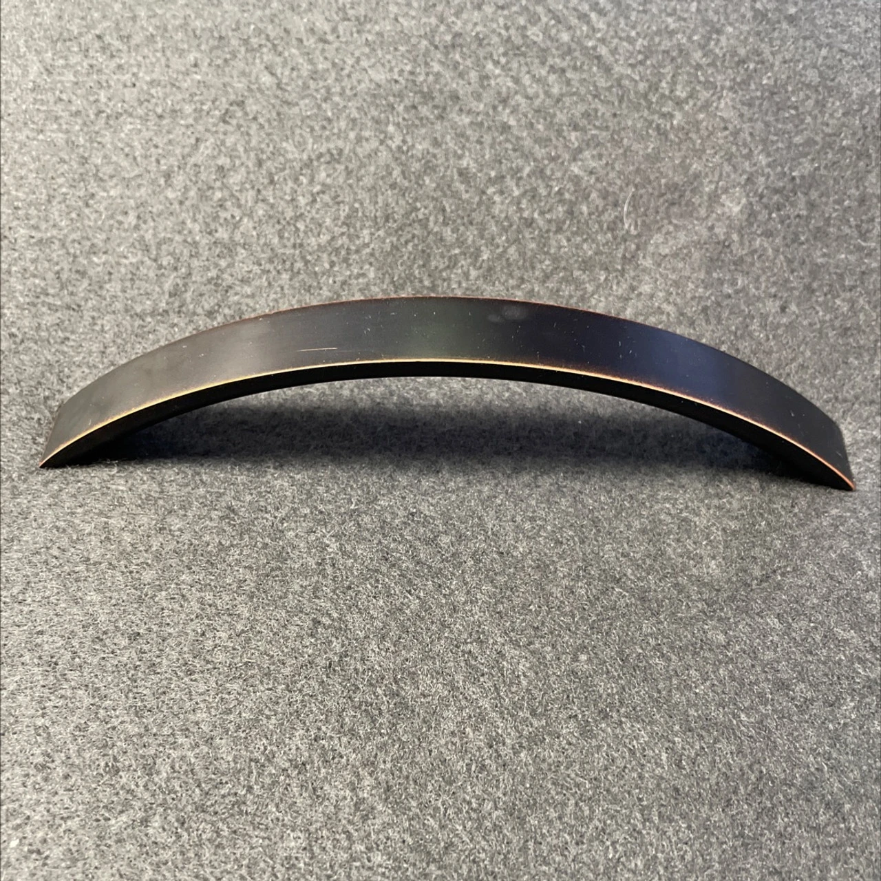 AS-IS 5" Subtle Arch Pull Bronze With Copper Highlights 1 AS-IS 5" Subtle Arch Pull Bronze With Copper Highlights