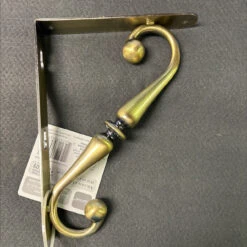 Liberty 8" Scroll Decorative Bracket Antique Brass