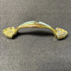 Liberty AS-IS 3" Pull With Rosette Ends Bright Brass