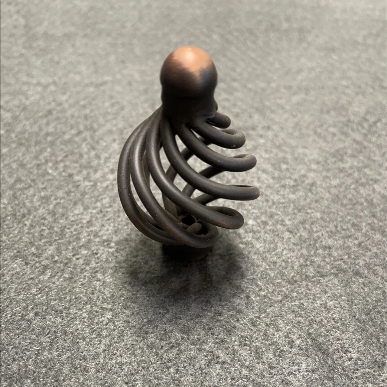 Liberty 1-1/4" Birdcage Knob Bronze With Copper Highlights 1 Liberty 1-1/4" Birdcage Knob Bronze With Copper Highlights