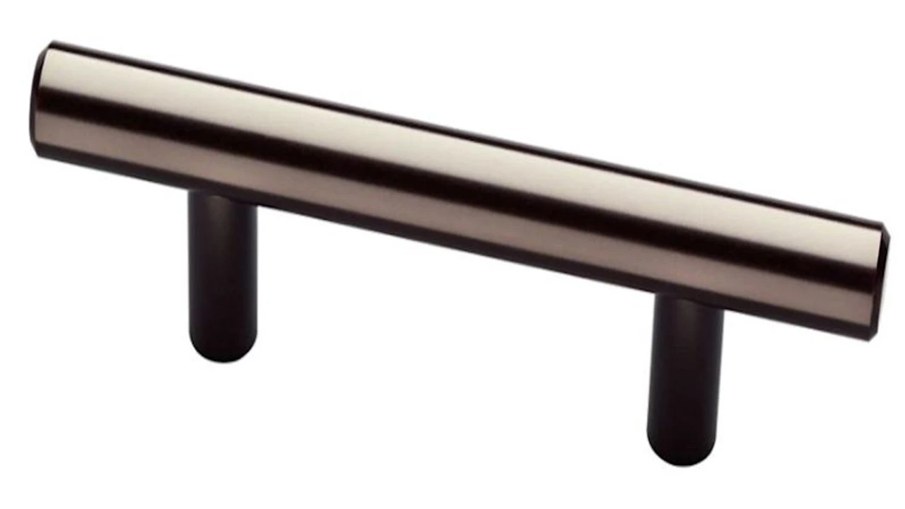 Liberty 2-1/2" Builder's Program Steel Bar Pull Oil-Rubbed Bronze 1 Liberty 2-1/2" Builder's Program Steel Bar Pull Oil-Rubbed Bronze