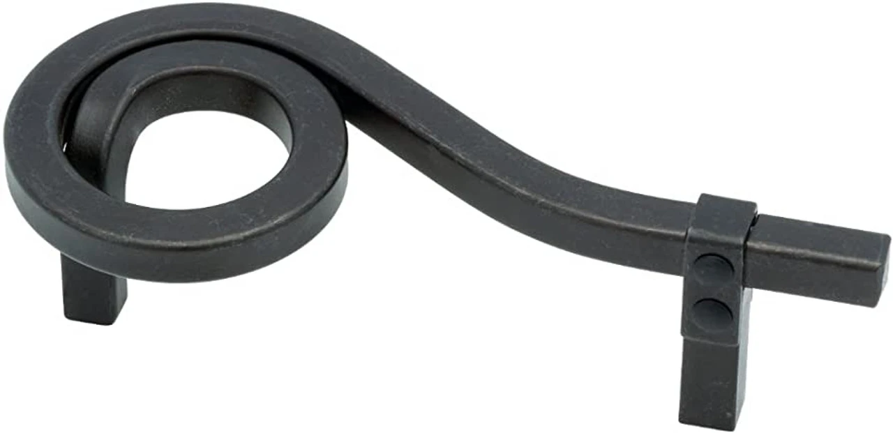 Liberty (25-Pack) 3-1/2" Iron Craft Swirl Pull Wrought Iron 1 Liberty (25-Pack) 3-1/2" Iron Craft Swirl Pull Wrought Iron