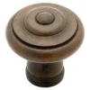 Liberty 1-3/8" Iron Craft Ringed Knob Rusted Iron