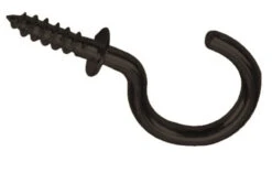 7/8" Cup Hook W/Shoulder Bronze (100 PER BAG)