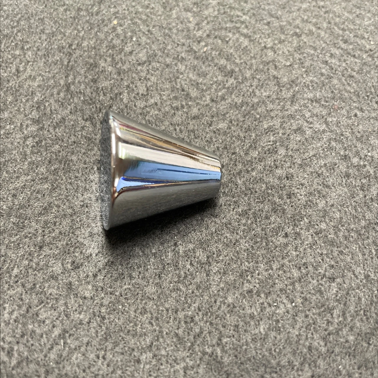 AS-IS 1" Delano Cone Knob Chrome 2 AS-IS 1" Delano Cone Knob Chrome - Image 2