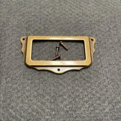 3" X 1" Antique English Label Holder