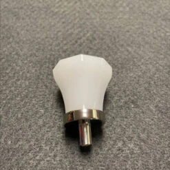 Liberty 1-1/4" Cut Glass Knob Polished Nickel And Opaque White -D'Lawless Hardware Shop 7EDA3EE6 F301 477B A5F0 69D78E5333FE 62172.1657899796