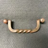 4" Twisted Bail Pull Rusted Iron