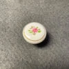 1" Round Ceramic Knob White