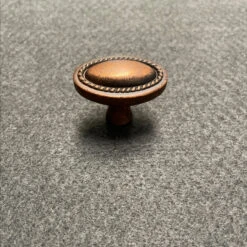 1-1/4" Oval Rope Edged Knob Antique Copper -D'Lawless Hardware Shop 865CFAF7 332C 4F95 81B9 7D832A3A8407 62273.1661425104