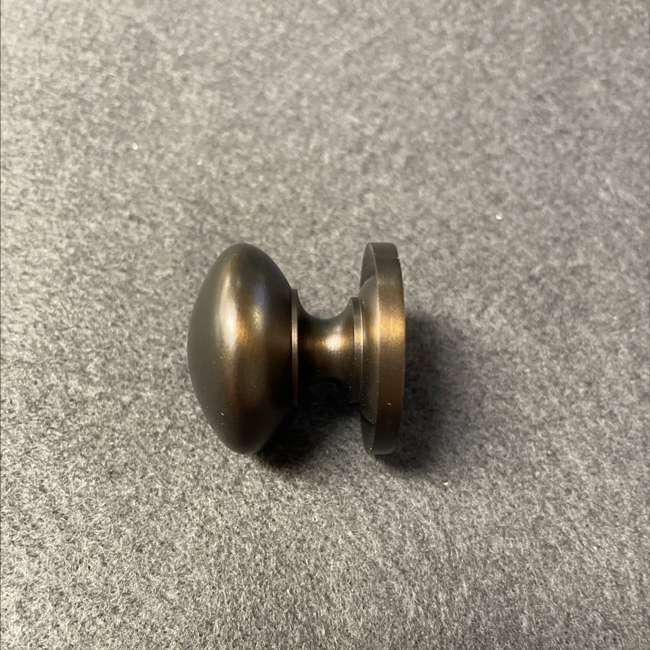 Liberty 1-1/4" Knob With Attached Backplate Rubbed Bronze 1 Liberty 1-1/4" Knob With Attached Backplate Rubbed Bronze