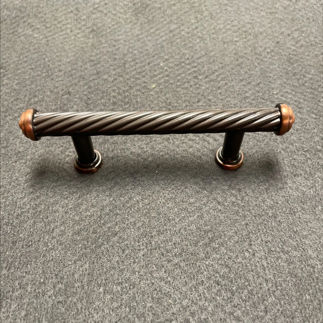 AS-IS 3" Capri Pull Antique Pewter With Copper 1 AS-IS 3" Capri Pull Antique Pewter With Copper