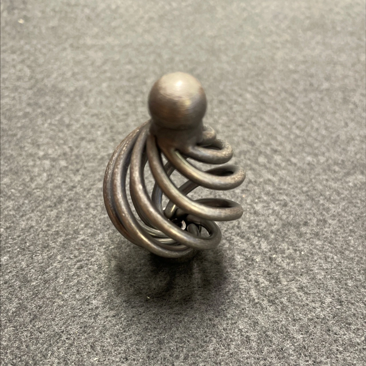 1-1/4" Birdcage Knob Tumbled Pewter 1 1-1/4" Birdcage Knob Tumbled Pewter