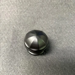 1-1/4" Domed Knob Flat Black