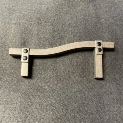 3-1/2" Iron Craft Stepped Pull Tumbled Pewter