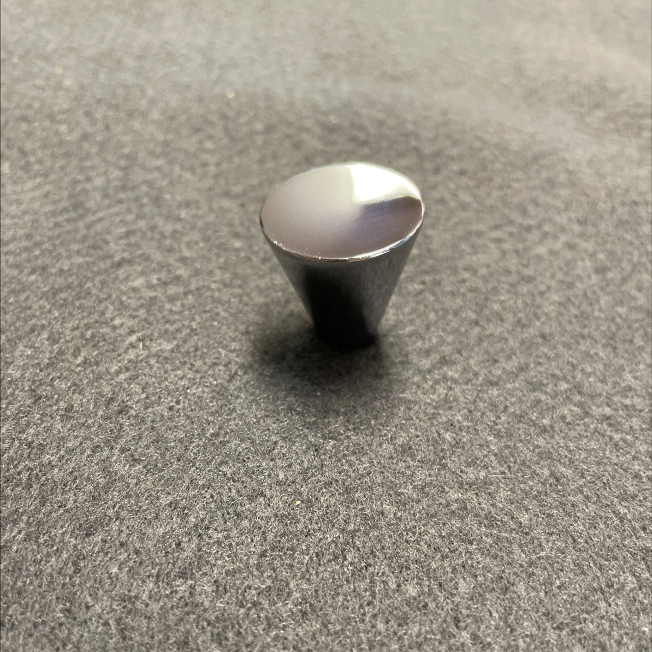 AS-IS 1" Delano Cone Knob Chrome 3 AS-IS 1" Delano Cone Knob Chrome - Image 3