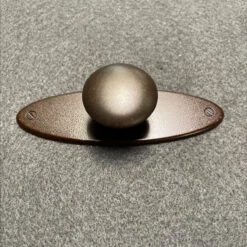 1-3/16" Mushroom Knob With Backplate Oil Rubbed Bronze