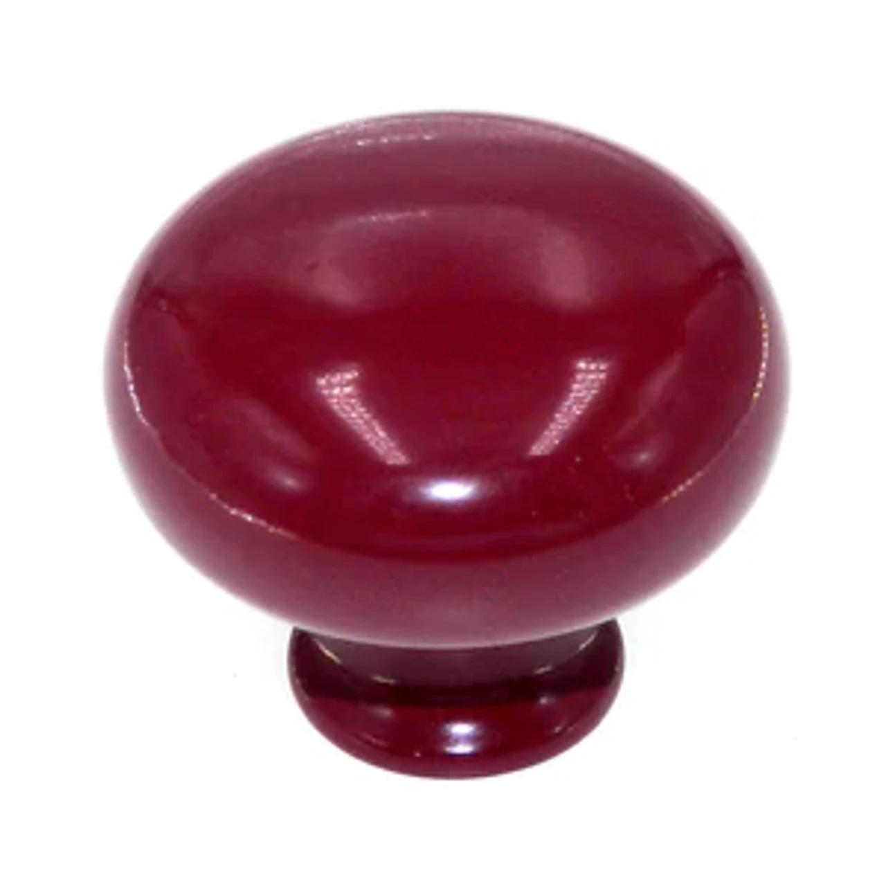 Amerock 1-5/16" Painted Knob Cranberry 1 Amerock 1-5/16" Painted Knob Cranberry
