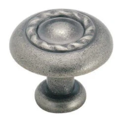 (22-Pack) AS-IS 1-1/4" Amerock Rope Twist Knob Weathered Nickel