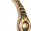 Victorian Vertical Keyhole Finger Pull Brass