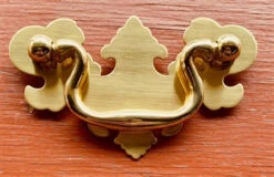 2-1/2" Chippendale Style Pull Brass