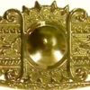3" Eastlake Victorian Style Pull Stamped Brass
