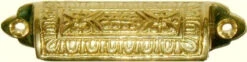 2-3/4" Victorian Small Bin Pull Cast Brass