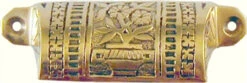3-1/2" Victorian Style Flower Bin Pull Cast Brass