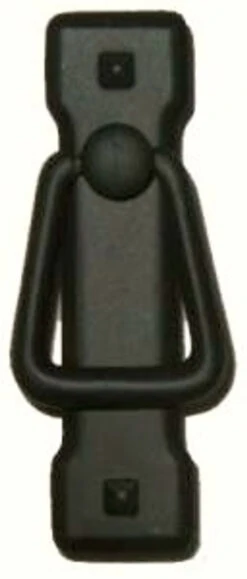 2-1/4" Mission Style Verical Pull Black