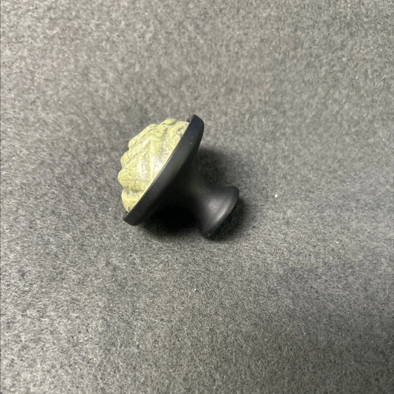 Liberty 1-5/16" Ceramic Totem Knob Sage With Flat Black 2 Liberty 1-5/16" Ceramic Totem Knob Sage With Flat Black - Image 2