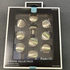 Liberty (10-PACK) 1-1/8" Martini Knob Satin Nickel (085-03-3574)