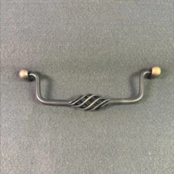 6-5/16" Avante Birdcage Bail Pull Bronze With Copper Highlights