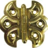 Brass Plated Steel Decorative Butterfly Hinge