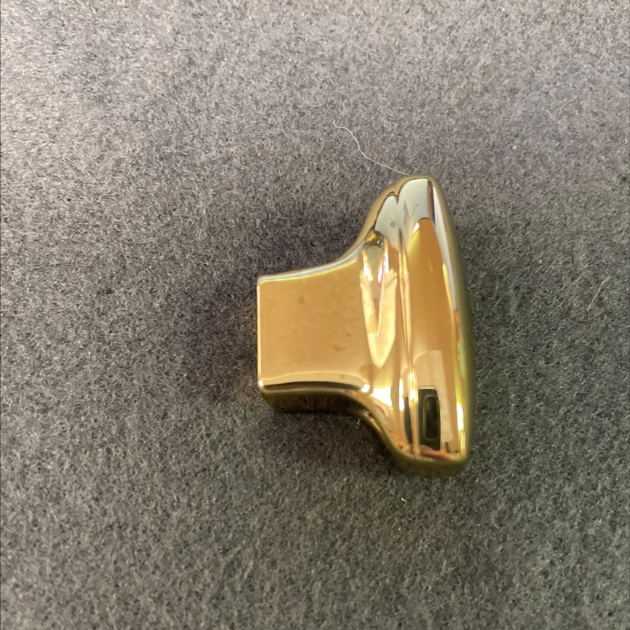 (25-Pack) AS-IS Classic Zinc Collection Knob Brass Plated 2 (25-Pack) AS-IS Classic Zinc Collection Knob Brass Plated - Image 2