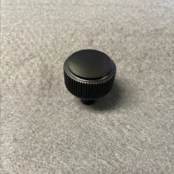 Liberty 1-1/8" Casual Coined Knob Flat Black