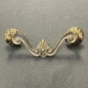 4" Corinthia Drop Cabinet Pull Antique Brass