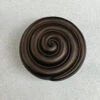 1-1/4" Avante Swirl Knob Flat Black