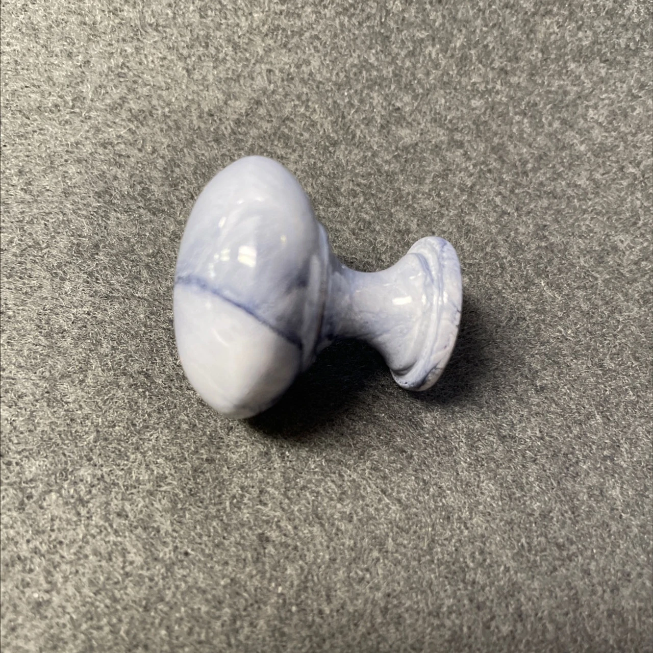 Liberty 1-3/16" Marbleized Round Knob Gray 2 Liberty 1-3/16" Marbleized Round Knob Gray - Image 2